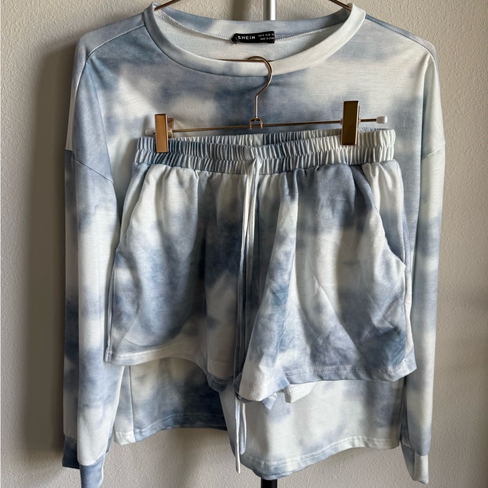 SHEIN Cloudy Blue Lounge Set